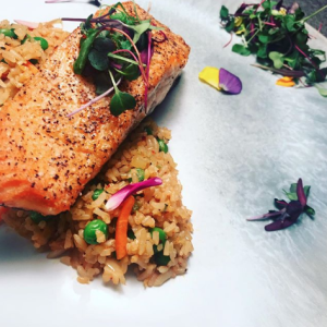 Salmon Fried Rice