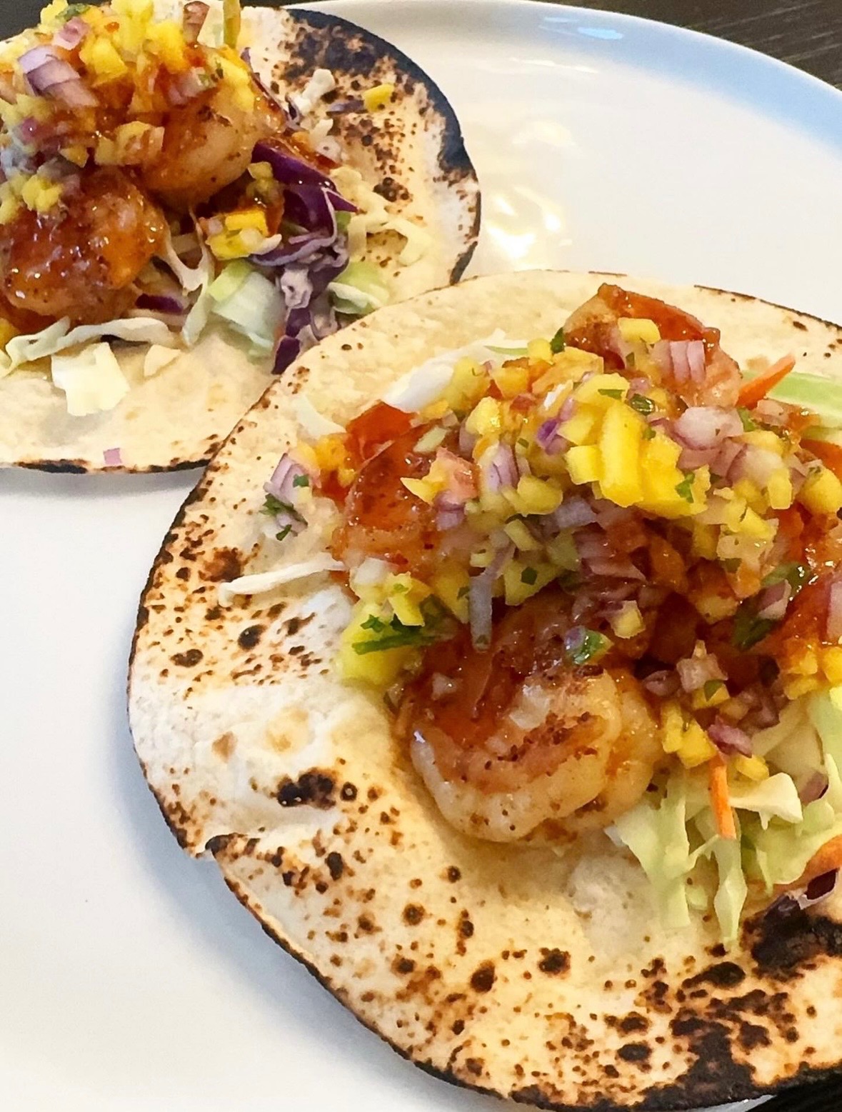 Sweet Chili Shrimp Tacos