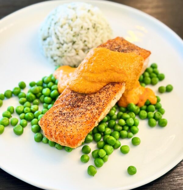 702 Prep Romesco Salmon